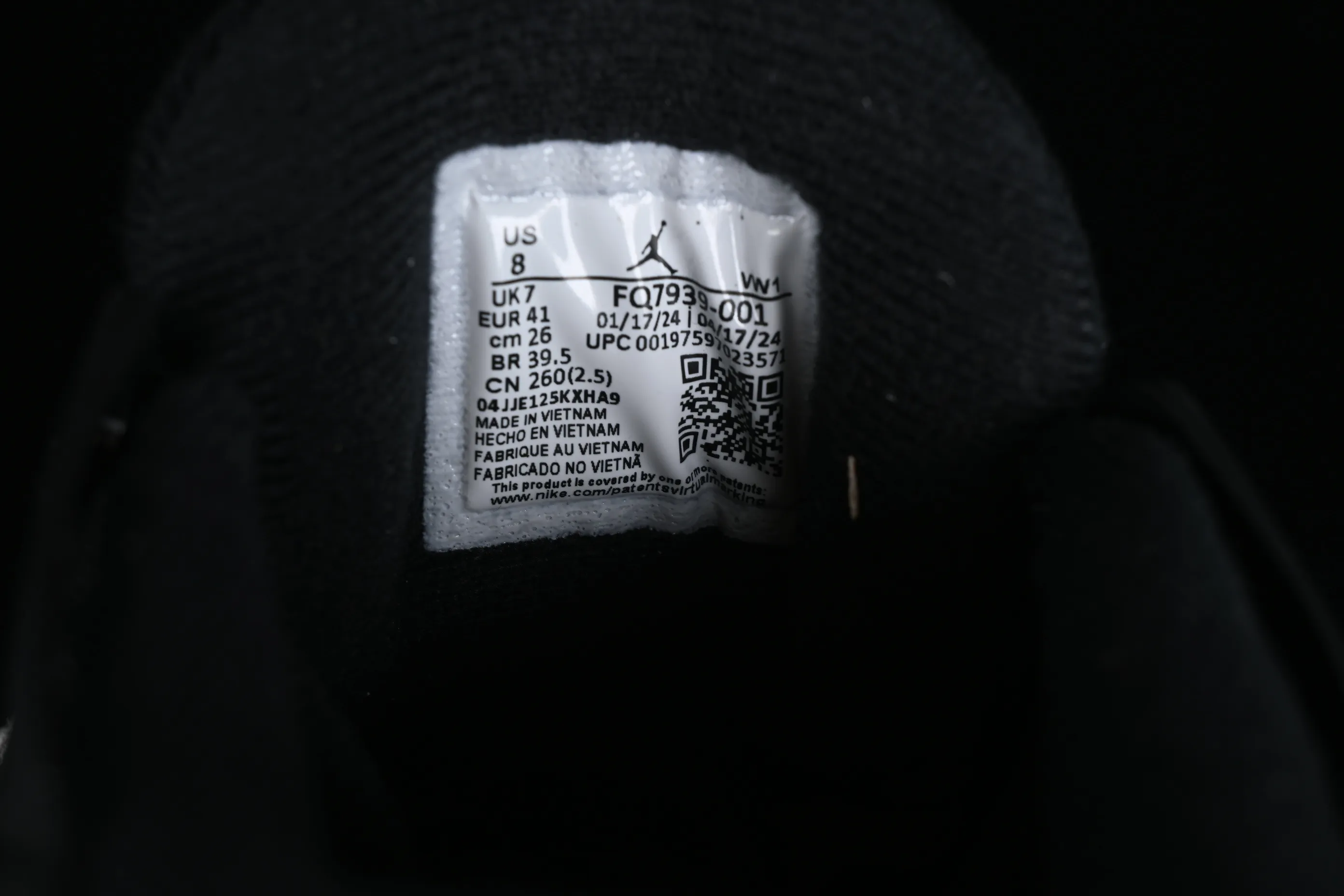 All categories Air Jordan Jordan series basketball shoes Air Jordan 4 Air Jordan 4 "Remastered" AJ4 Joe 4 remake black and white FQ7939-001